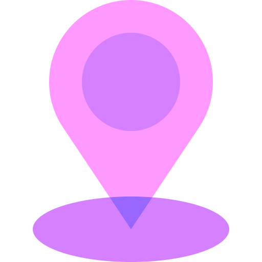 pin de ubicación Basic Sheer Flat icono