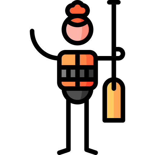 ruder Puppet Characters Lineal Color icon