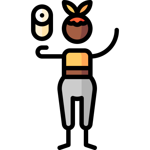 klopapier Puppet Characters Lineal Color icon