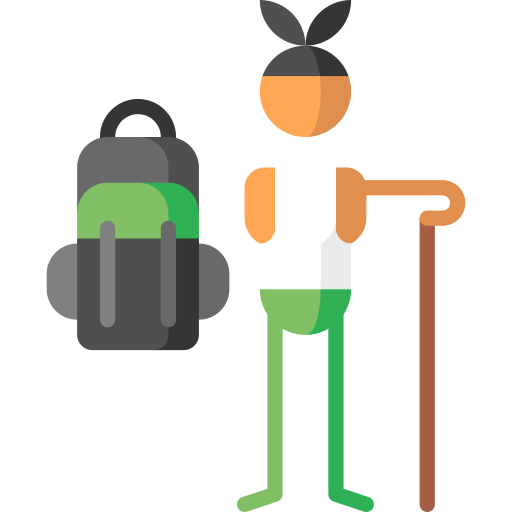 rucksack Puppet Characters Flat icon