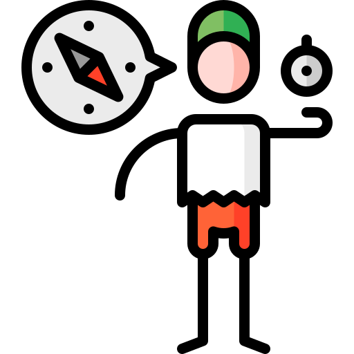 kompass Puppet Characters Lineal Color icon