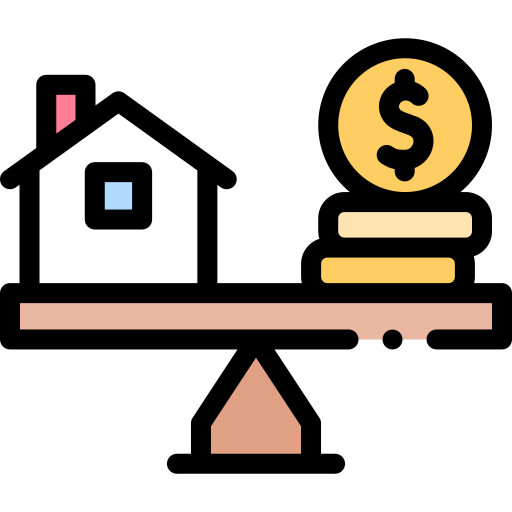 balance Detailed Rounded Lineal color icon