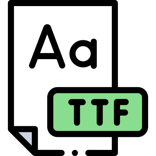 ttf Detailed Rounded Lineal color icon
