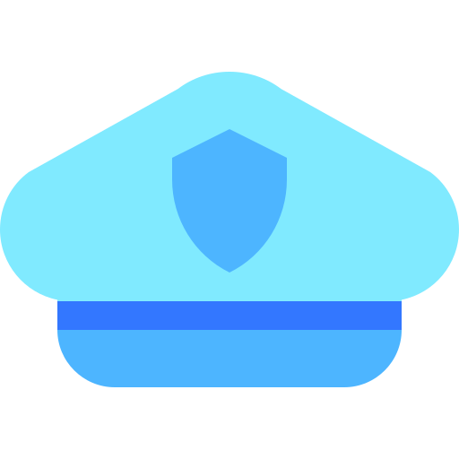 sombrero de policia Basic Sheer Flat icono