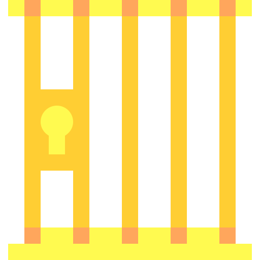 Jail Basic Sheer Flat icon