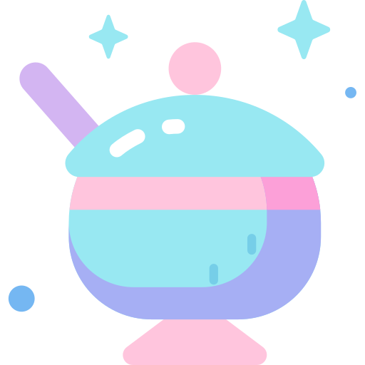 Sugar bowl Special Candy Flat icon