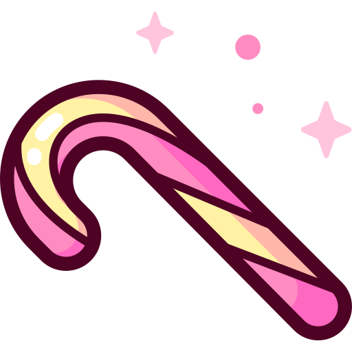 Candy cane Special Candy Lineal color icon