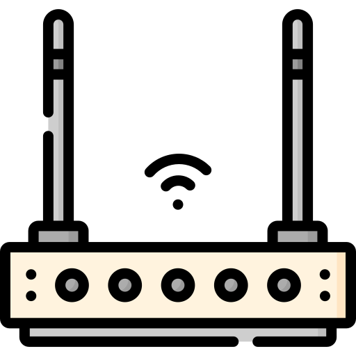 wlan router Special Lineal color icon