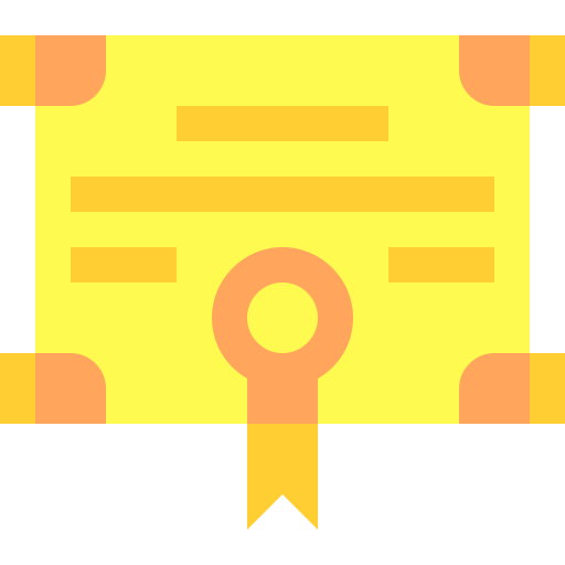 졸업 증서 Basic Sheer Flat icon