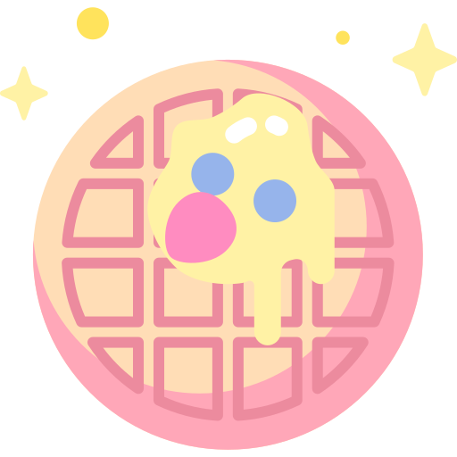 wafel Special Candy Flat ikona