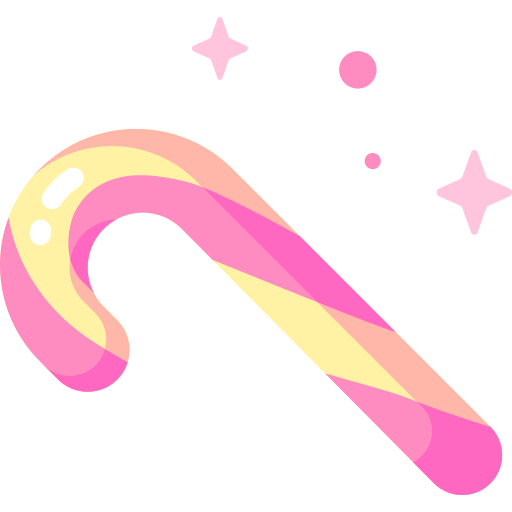 Candy cane Special Candy Flat icon