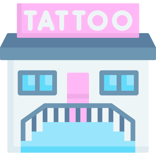 studio tatuażu Special Flat ikona