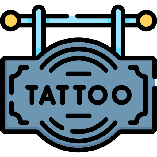 atelier de tatouage Special Lineal color Icône