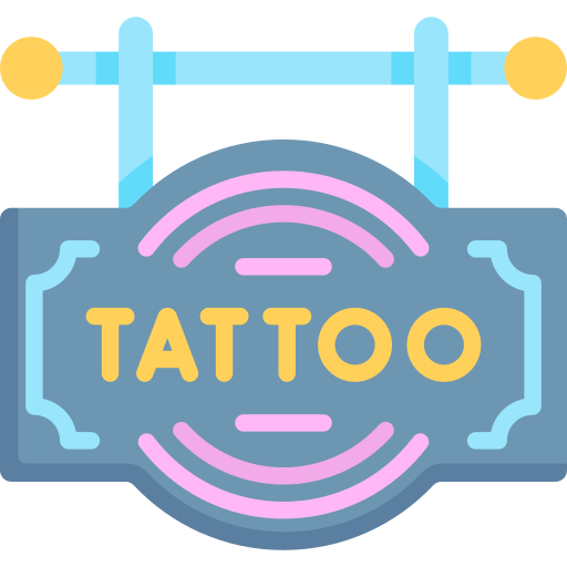 studio tatuażu Special Flat ikona