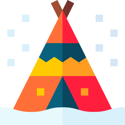 Teepee Basic Straight Flat icon