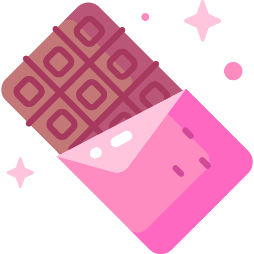 tabliczka czekolady Special Candy Flat ikona