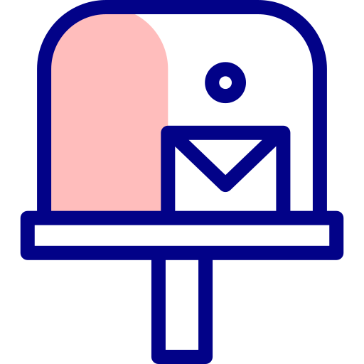 buzón Detailed Mixed Lineal color icono