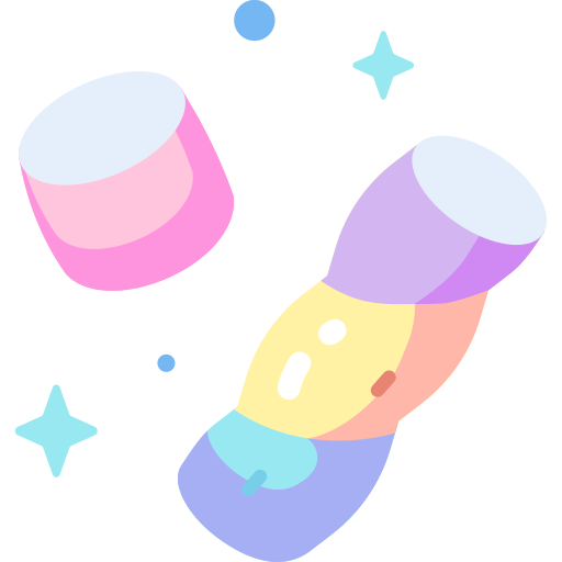 Marshmallow Special Candy Flat icon