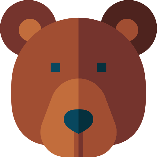 Bear Basic Straight Flat icon