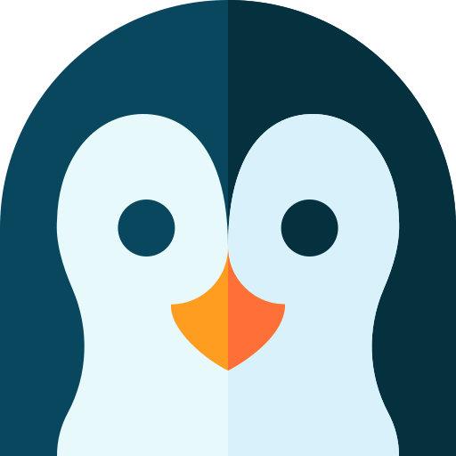 pingüino Basic Straight Flat icono
