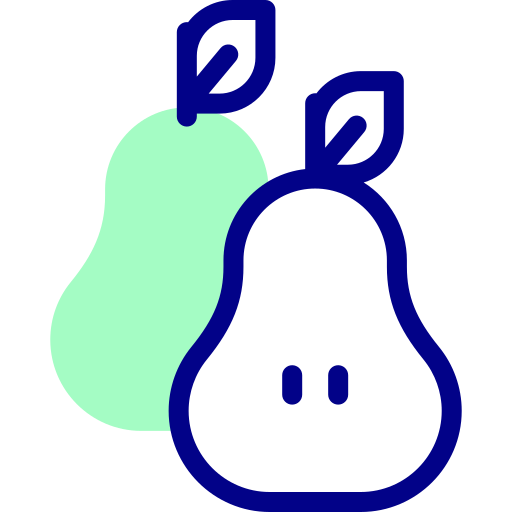 Pear Detailed Mixed Lineal color icon