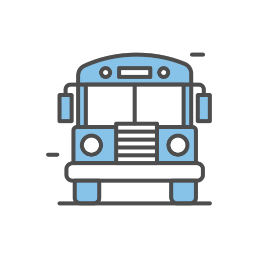 schoolbus Generic Fill & Lineal icoon