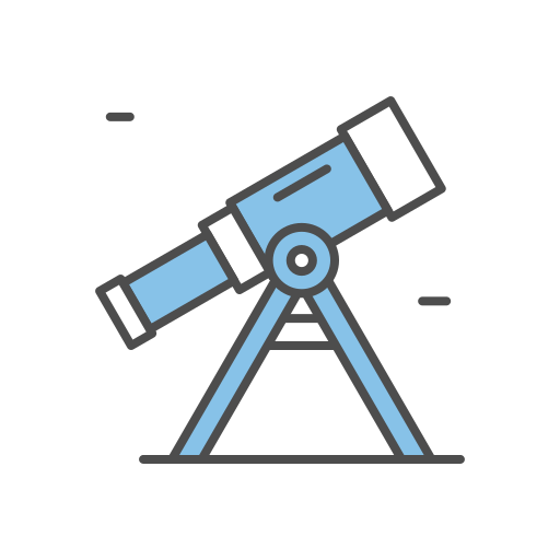 teleskop Generic Fill & Lineal ikona