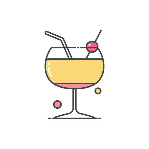 cocktail Generic Outline Color Icône
