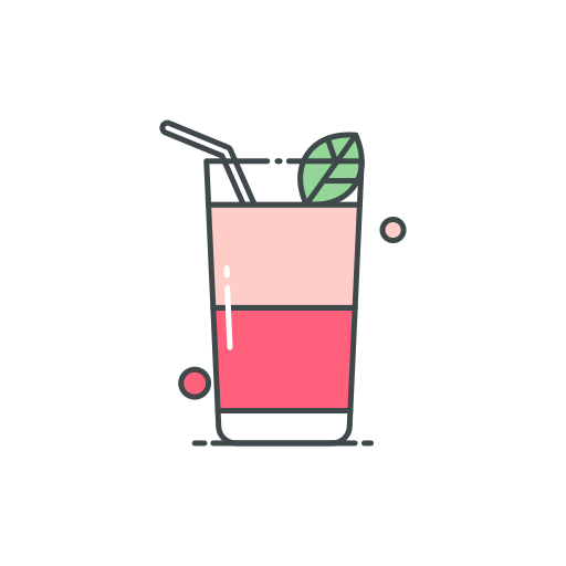 cocktail Generic Outline Color Icône