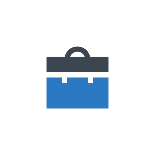 Briefcase Vector Stall Flat icon