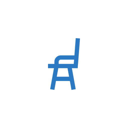 Chair Vector Stall Flat icon