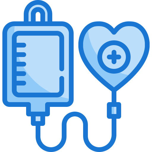 bloedtransfusie Generic Blue icoon