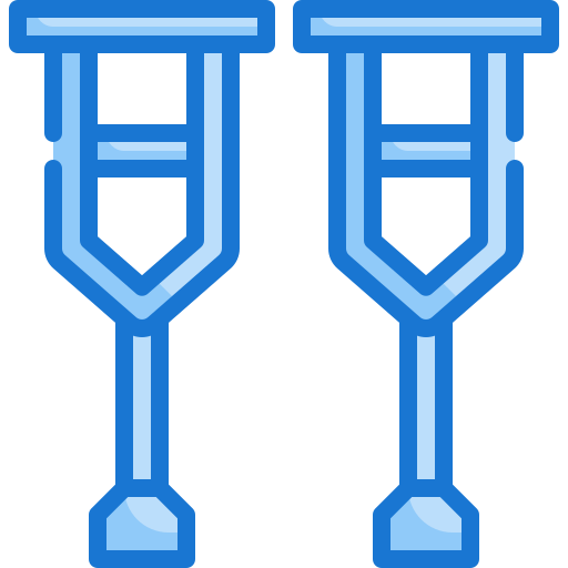 Crutch Generic Blue icon