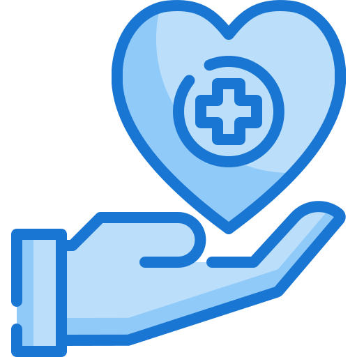 gesundheitsvorsorge Generic Blue icon