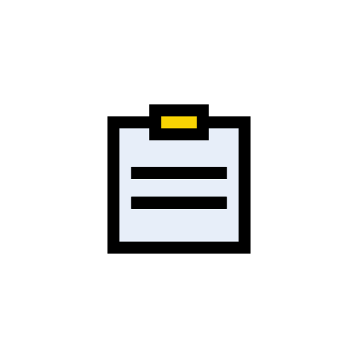 List Vector Stall Lineal Color icon