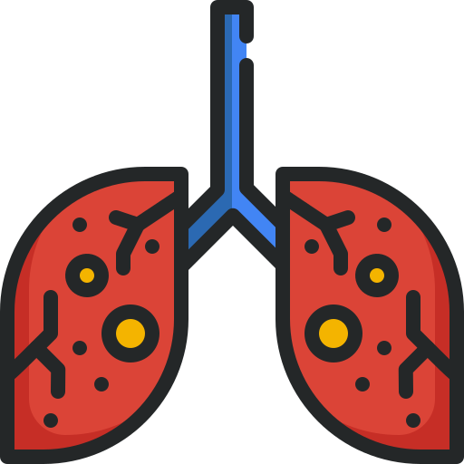płuca Generic Outline Color ikona
