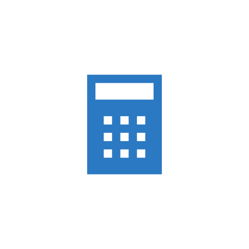 Math Vector Stall Flat icon
