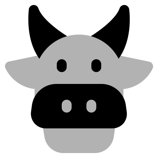 Cow Generic Grey icon