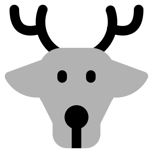 ciervo Generic Grey icono