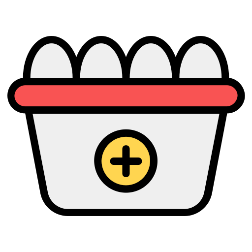 cesto di uova Generic Outline Color icona