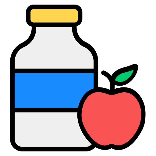 zdrowe jedzenie Generic Outline Color ikona