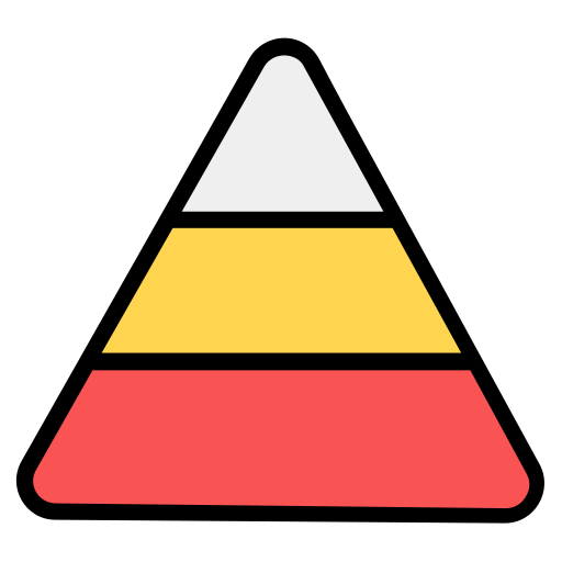 ピラミッドチャート Generic Outline Color icon