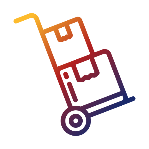 Trolley cart Generic Gradient icon