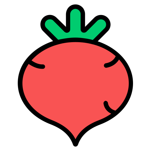 Turnip Generic Outline Color icon
