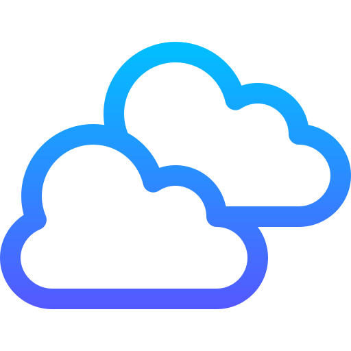 Cloud Basic Gradient Lineal color icon