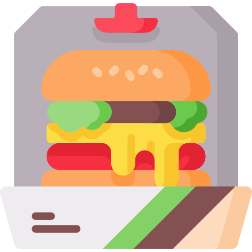 hambúrguer Special Flat Ícone
