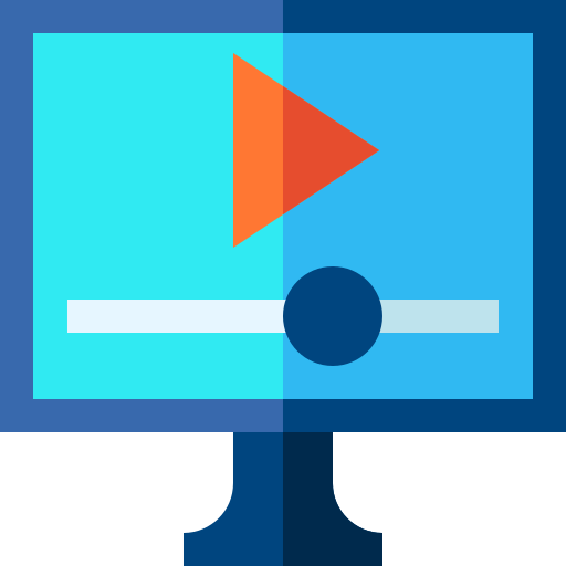 Video Basic Straight Flat icon