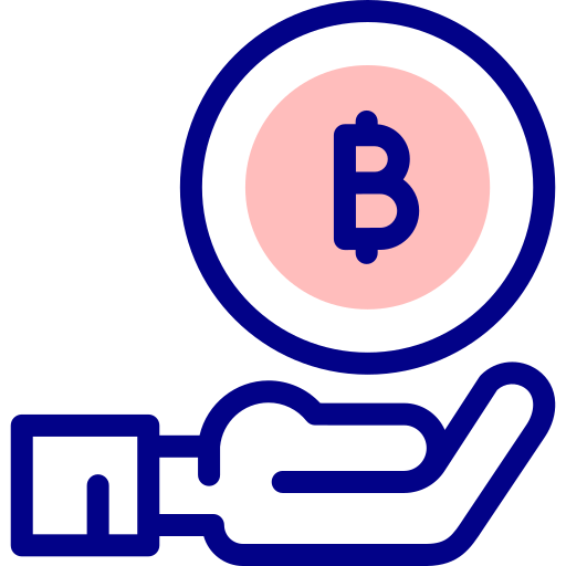 ビットコイン Detailed Mixed Lineal color icon