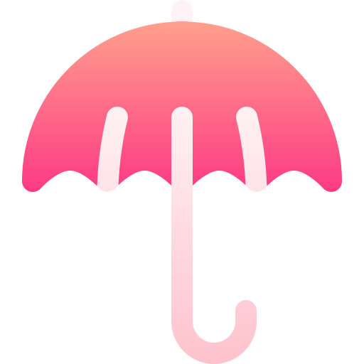 paraplu Basic Gradient Gradient icoon