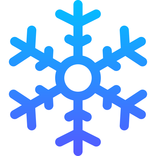 Snowflake Basic Gradient Lineal color icon